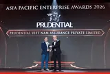 27 NĂM TẠI VIỆT NAM, PRUDENTIAL NHẬN CÚ ĐÚP GIẢI THƯỞNG CHÂU Á – THÁI BÌNH DƯƠNG VỀ TĂNG TRƯỞNG CHẤT LƯỢNG VÀ QUẢN TRỊ DOANH NGHIỆP