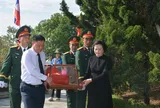 Đón 80 hài cốt liệt sĩ quân tình nguyện, chuyên gia Việt Nam hy sinh tại Lào trở về đất mẹ