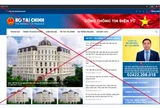 Bộ Tài chính gửi Bộ Công an danh sách website giả mạo