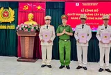 Thăng cấp bậc hàm, nâng bậc lương cho 73 cán bộ, chiến sĩ Công an Đồng Nai