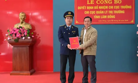 Ông Phan Văn Tuyên giữ chức Chi cục trưởng Chi cục Quản lý thị trường tỉnh Lâm Đồng