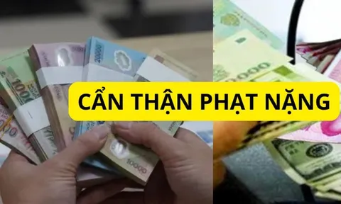 Đổi tiền mới có thể bị phạt 20-40 triệu đồng