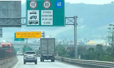 Lái xe khách giường nằm, xe tải cần biết về tốc độ tối đa trên nhiều tuyến cao tốc
