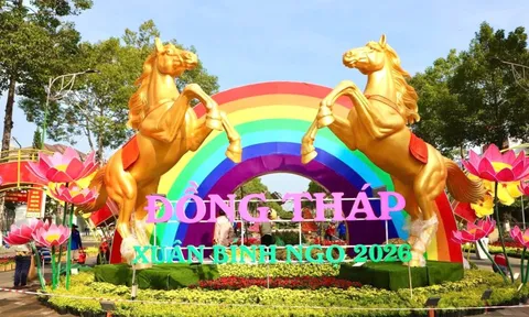 Linh vật ngựa ở Đồng Tháp và An Giang được du khách hết lời khen ngợi