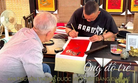 Ông đồ "thế hệ mới": Viết tiếp truyền thống bằng đam mê