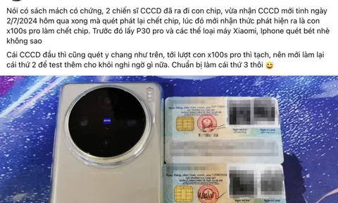 Người dùng tố điện thoại làm hỏng chip CCCD, hãng Vivo nói gì?