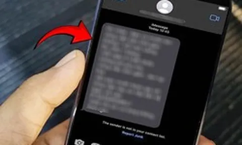 Công an thông báo tới tất cả những ai nhận được tin nhắn có nội dung sau đây