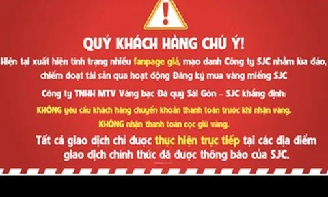 Nhiều công ty vàng - bạc vừa có thông báo quan trọng