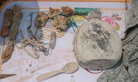 Hài cốt liệt sĩ được phát hiện trong hầm chiến đấu ở Quảng Trị