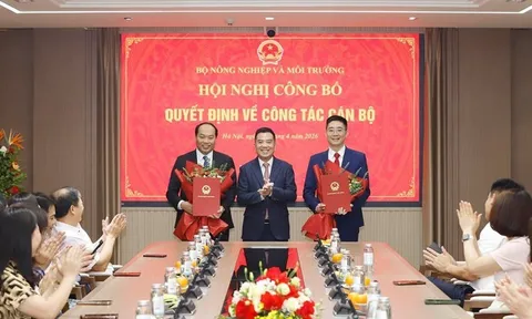 Bổ nhiệm Chánh Văn phòng, Thư ký Bộ trưởng Bộ Nông nghiệp và Môi trường