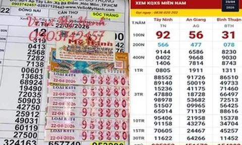 Chiều 24-4, nhiều người ở TPHCM và Vĩnh Long trúng xổ số miền Nam