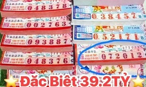 Sáng 8-5, lộ diện nơi trúng 3 giải độc đắc xổ số miền Nam