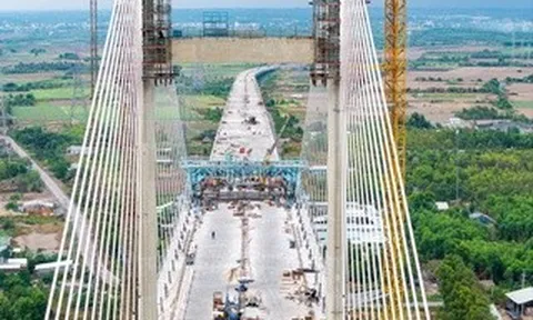 Cầu Phước Khánh sắp nối mạch toàn tuyến cao tốc Bến Lức- Long Thành