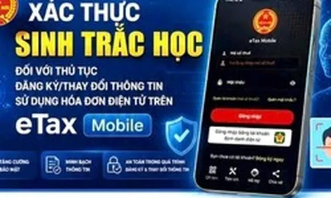 Hướng dẫn xác thực sinh trắc học trên ứng dụng Etax Mobile