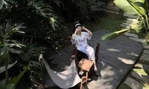 Mỹ nhân showbiz tái hôn với thiếu gia miền Tây: Sống trong nhà vườn rộng 12.000m², góc nào cũng chill hết nấc