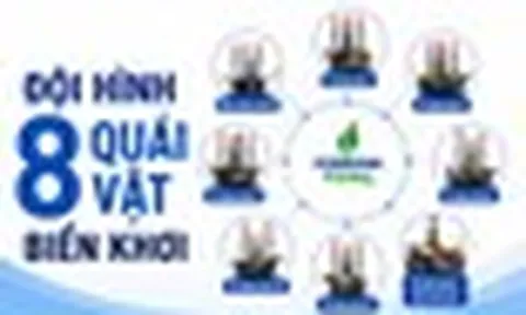 Đội hình 8 “quái vật” biển khơi tại Việt Nam: Khoan sâu hơn 9 km, chứa 120-170 người