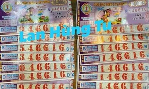 Trúng xổ số miền Nam, nhiều khách hàng đổi thưởng “lai rai”