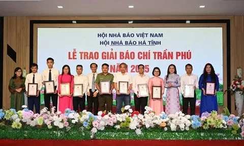 Phóng viên tạp chí Đời sống và Pháp luật đạt giải báo chí Trần Phú