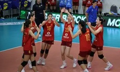 Bóng chuyền nữ U18 Việt Nam thắng ấn tượng trận ra quân giải châu Á
