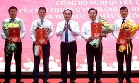 Hà Nội bổ nhiệm loạt cán bộ, ông Võ Nguyên Phong làm Giám đốc Sở Xây dựng Hà Nội