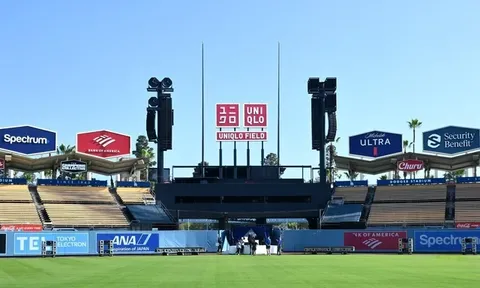 Dodgers và Uniqlo công bố hợp tác lịch sử - ra mắt "Uniqlo Field" tại sân vận động Dodger Stadium