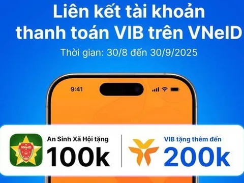 Liên kết tài khoản an sinh xã hội nhận thưởng từ VIB