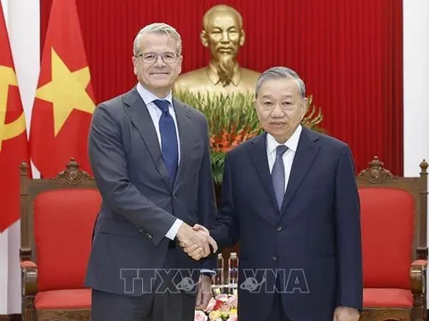 Tổng Bí thư Tô Lâm tiếp Giám đốc Tập đoàn A.P.Moller - Maersk