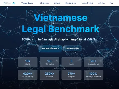 CMC tiên phong LLM AI pháp lý tiếng Việt với VLegal-Bench