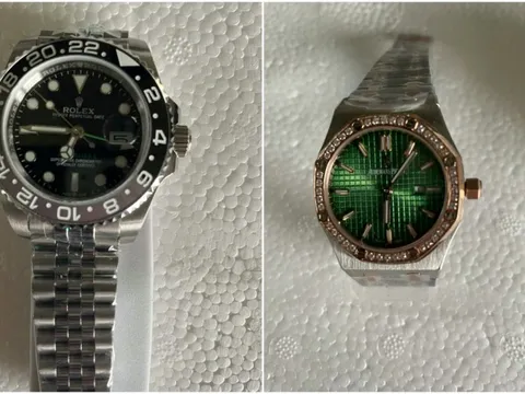 Phát hiện lô đồng hồ "nhái" thương hiệu Patek Philippe, Rolex, Hublot