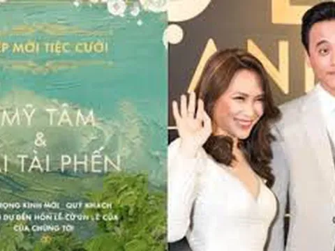 Mỹ Tâm lên tiếng về ảnh tấm thiệp cưới