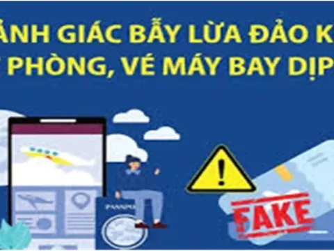 Bộ Công an cảnh báo lừa đảo vé máy bay, đặt phòng giá rẻ dịp Tết