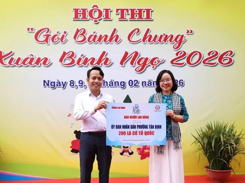Rộn ràng hội thi gói bánh chưng lan tỏa nghĩa tình Xuân Bính Ngọ