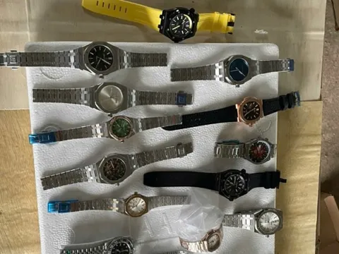 Hải quan ngăn chặn lô hàng đồng hồ ‘nhái’ thương hiệu đắt tiền