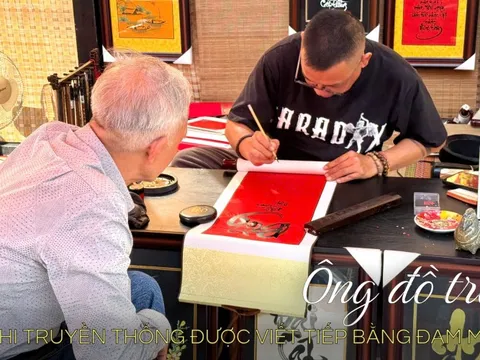 Ông đồ "thế hệ mới": Viết tiếp truyền thống bằng đam mê