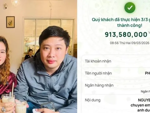 Người đàn ông ở Hà Nội vào Nghệ An nhận lại hơn 900 triệu chuyển khoản nhầm