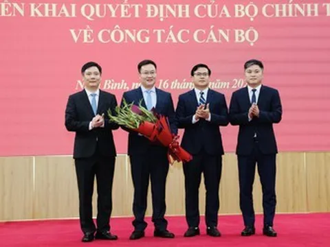 Bộ Chính trị điều động Thiếu tướng Trần Đăng Quỳnh làm Phó Bí thư Tỉnh ủy Ninh Bình