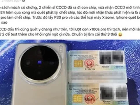 Người dùng tố điện thoại làm hỏng chip CCCD, hãng Vivo nói gì?