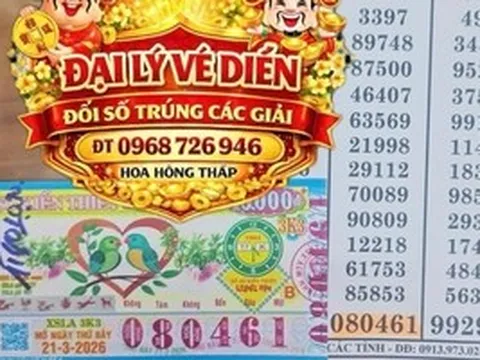 Xổ số miền Nam: Sáng 22-3, lộ diện nhiều người trúng thưởng vé số của 2 đài