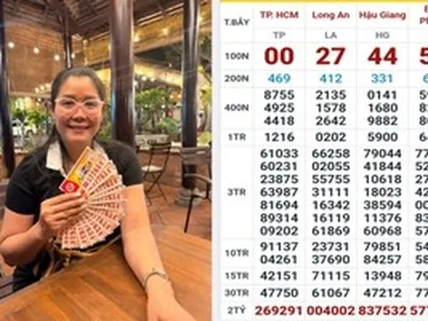 Hai giải độc đắc xổ số miền Nam xuất hiện vào rạng sáng 5-4