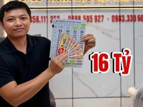 Đại lý tìm người trúng giải độc đắc 16 vé xổ số miền Nam