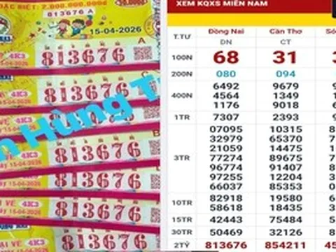 Chiều 16-4, nhiều người ở TPHCM, Tây Ninh và An Giang trúng xổ số miền Nam