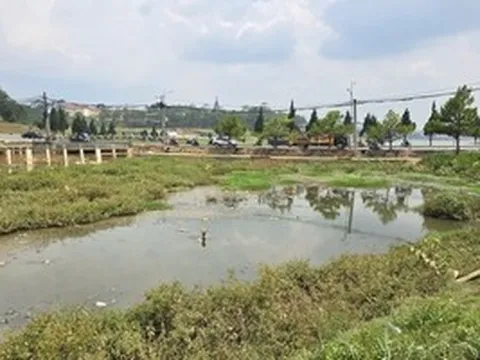 CLIP: Hồ lắng ô nhiễm nặng cạnh hồ Xuân Hương, Lâm Đồng chi 48 tỉ đồng để “giải cứu”