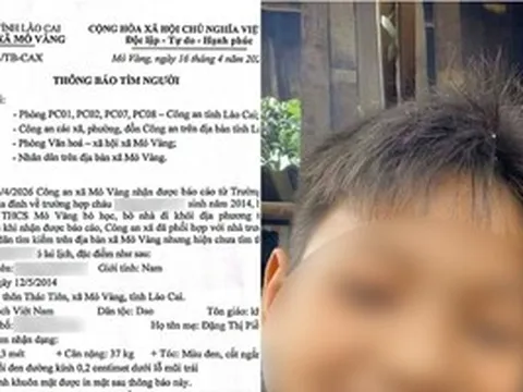 Một nam sinh 12 tuổi mất tích bí ẩn nhiều ngày