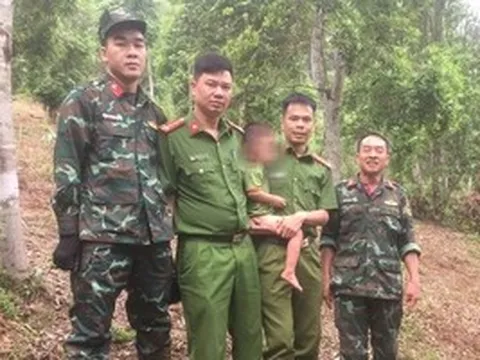 Cháu bé 3 tuổi được tìm thấy một mình trong rừng sau 18 giờ mất tích