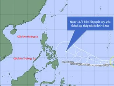 Xuất hiện bão Hagupit ở Tây Bắc Thái Bình Dương, có vào Biển Đông?