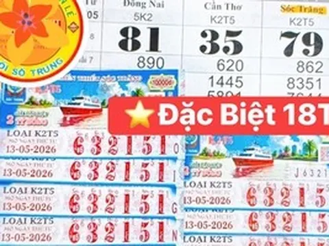 Ba giải độc đắc và an ủi xổ số miền Nam lộ diện vào chiều 14-5