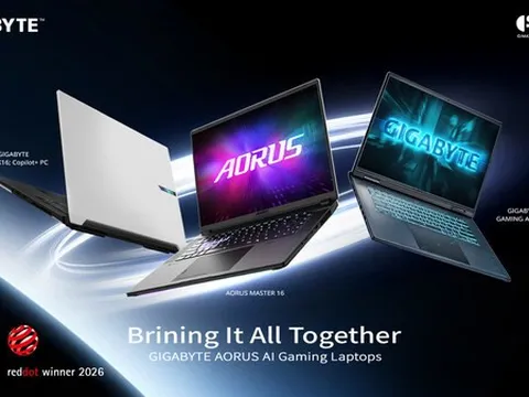 GIGABYTE ra mắt các mẫu laptop gaming AI đoạt giải thưởng, nâng cấp đột phá cho GiMATE tại COMPUTEX 2026