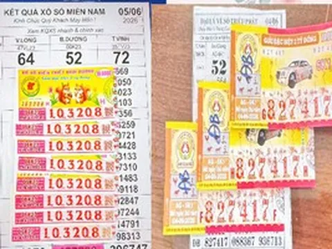 Xổ số miền Nam: 3 giải độc đắc “nổ” ở 2 tỉnh có nhiều người trúng số