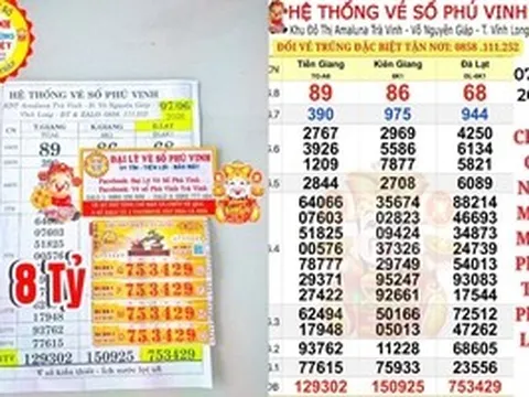 Đại lý tìm người trúng độc đắc nhiều vé xổ số miền Nam
