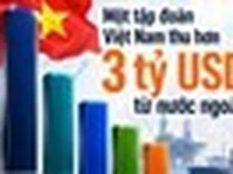 Một tập đoàn Việt Nam thu hơn 3 tỷ USD từ nước ngoài, lớn hơn FPT, Vinamilk và VinFast cộng lại